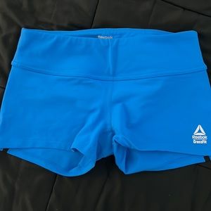 Blue Reebok shorts